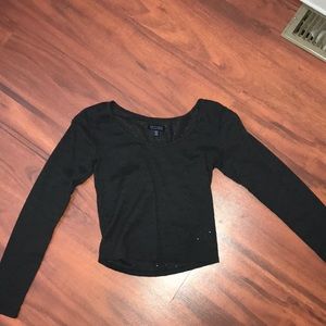 CROPPED LONG SLEEVE SHIRT